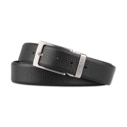 Pánský kožený opasek Stand Alone ADJ K50K500509-001, černý CALVIN KLEIN, PÁNSKÝ KOŽENÝ OPASEK STAND ALONE ADJ K50K500509-001, ČERNÝ - PÁNSKÉ OPASKY