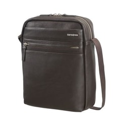 Pánská kožená taška přes rameno 7,9" HIP-CLASS LTH 71D-002, tmavě hnědá SAMSONITE, PÁNSKÁ KOŽENÁ TAŠKA PŘES RAMENO 7,9" HIP-CLASS LTH 71D-002, TMAVĚ HNĚDÁ - TAŠKY PŘES RAMENO