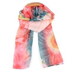 Dámský obdélníkový šátek Foulard New Vallkira Rectangle 18SAWWA2 DESIGUAL, DÁMSKÝ OBDÉLNÍKOVÝ ŠÁTEK FOULARD NEW VALLKIRA RECTANGLE 18SAWWA2 - ŠÁTKY A ŠÁLY