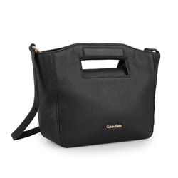 Dámská kožená crossbody kabelka Carryall Mini Grab K60K603845 CALVIN KLEIN, DÁMSKÁ KOŽENÁ CROSSBODY KABELKA CARRYALL MINI GRAB K60K603845 - CROSSBODY KABELKY