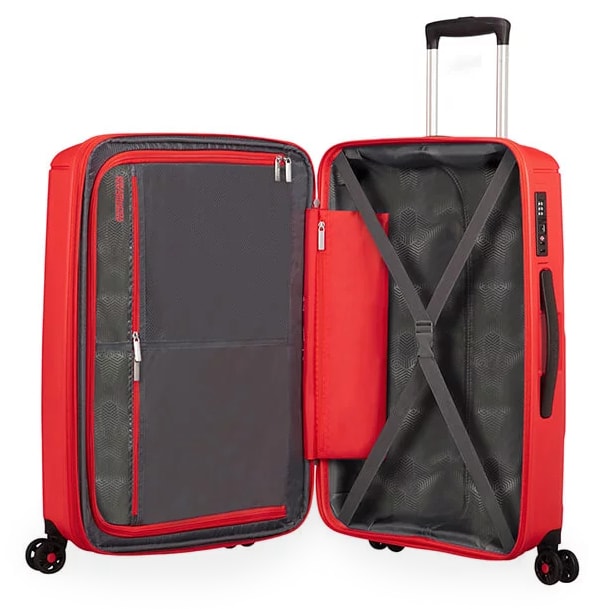 Obrázok American Tourister Cestovní kufr Sunside 51G EXP 106/118 l - červená