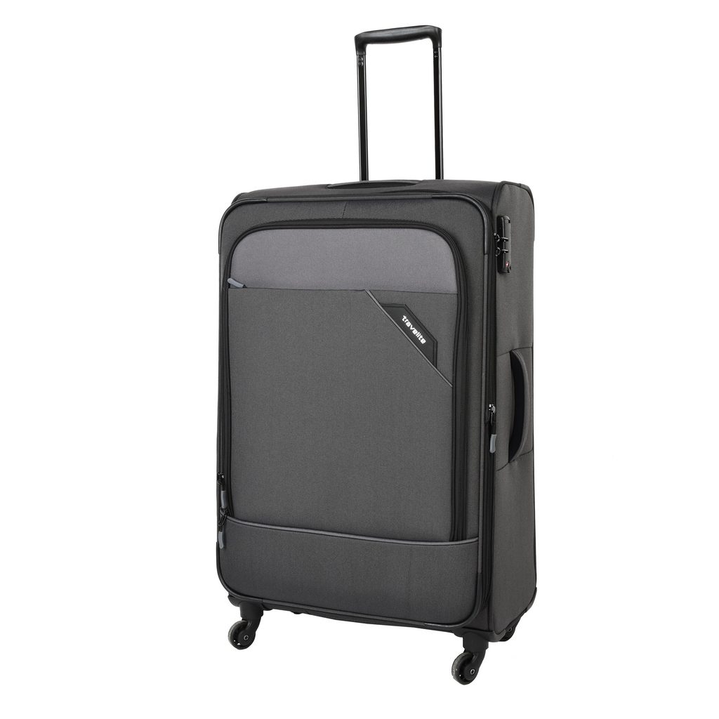 Obrázok Travelite Cestovní kufr Derby 4w L Anthracite 87549-04 102/115 l