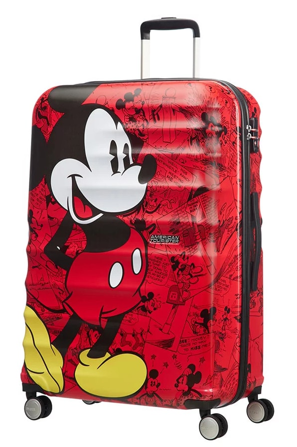 Obrázok American Tourister Cestovní kufr Wavebreaker Disney Spinner 31C 96 l - Mickey Comics Red