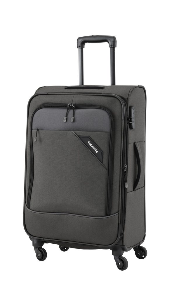 Obrázok Travelite Cestovní kufr Derby 4w M Anthracite 87548-04 69/79 l