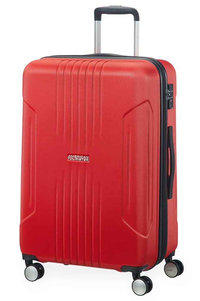 Obrázok American Tourister Střední cestovní kufr Tracklite Spinner EXP 34G 71/82 L - červená