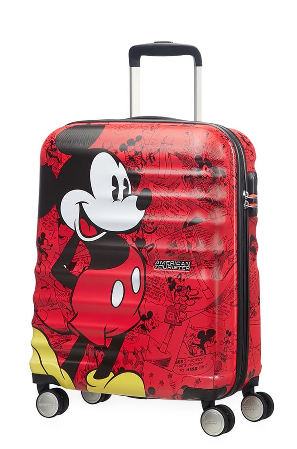 Obrázok American Tourister Kabinový cestovní kufr Wavebreaker Disney Spinner 31C 36 l - Mickey Comics Red