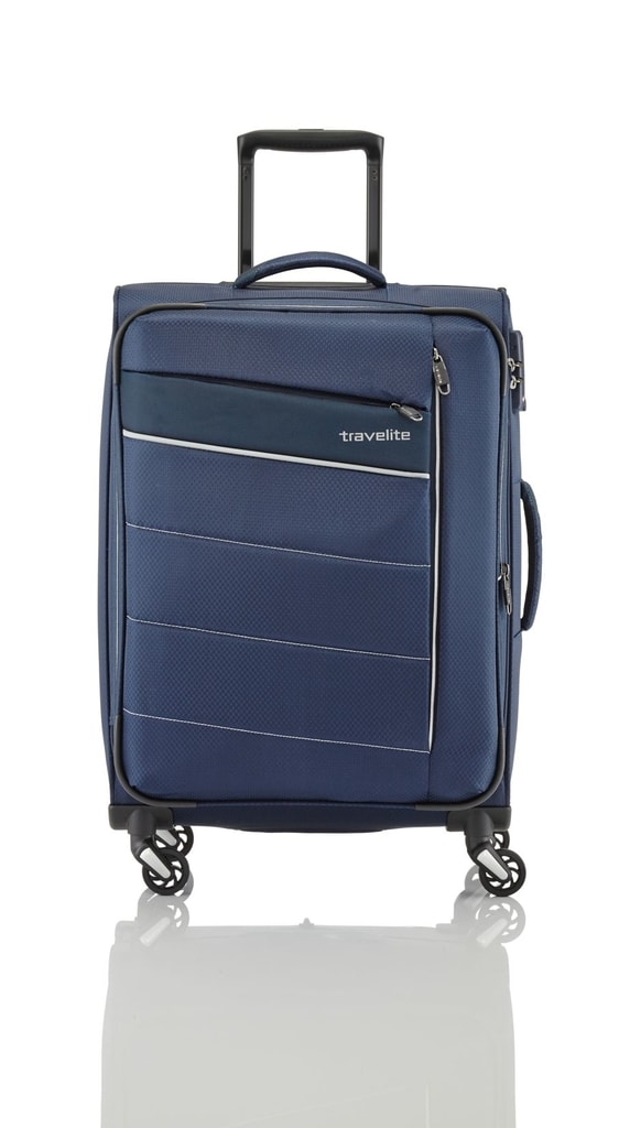 Obrázok Travelite Cestovní kufr Kite 4w L Navy 89949-20 95/109 l