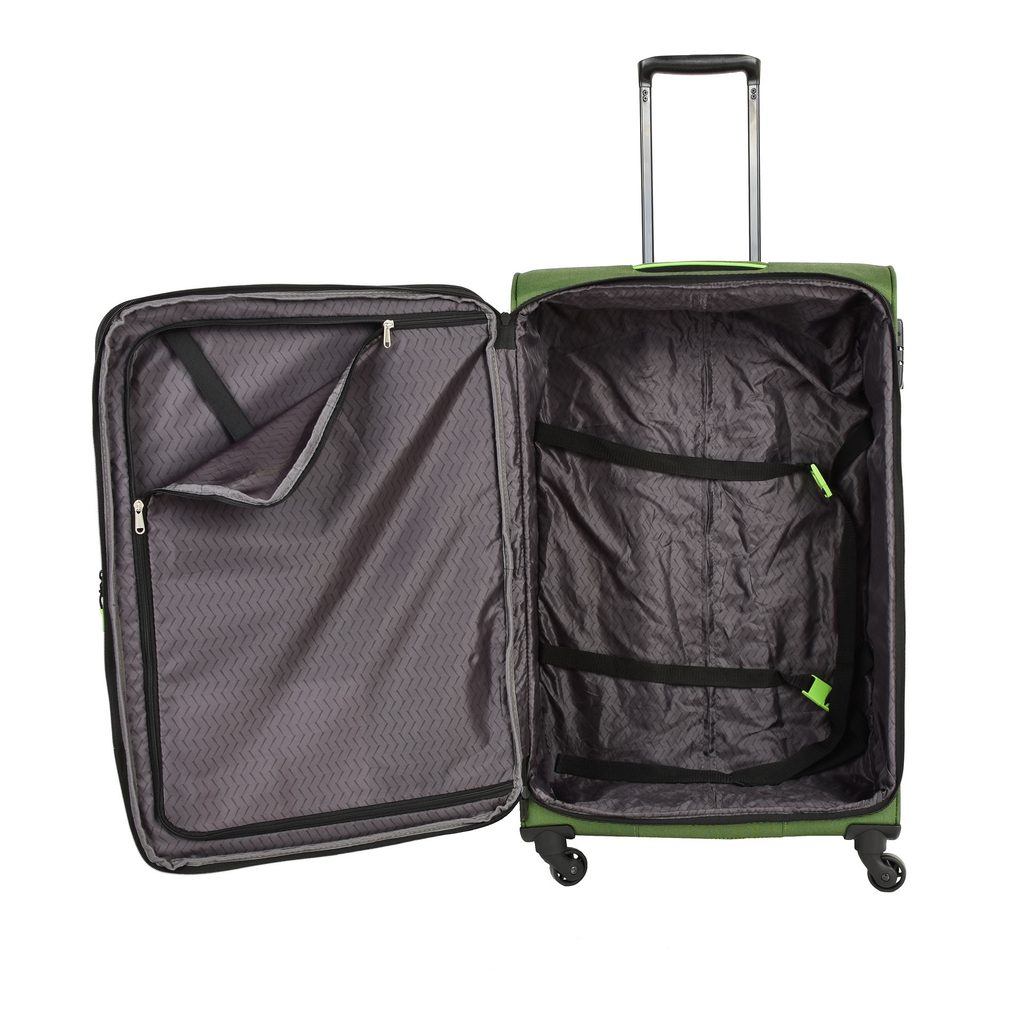 Obrázok Travelite Cestovní kufr Derby 4w L Green 87549-80 102/115 l