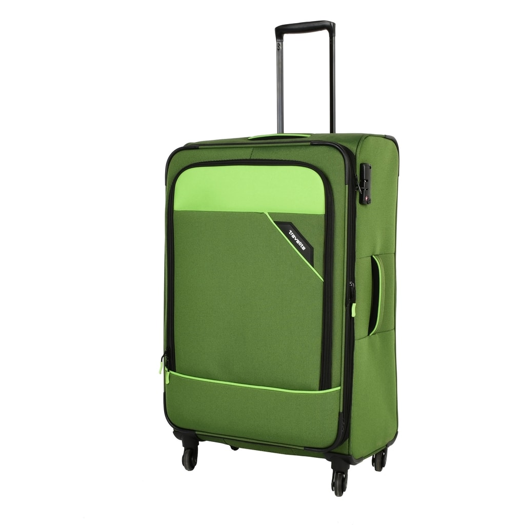 Obrázok Travelite Cestovní kufr Derby 4w L Green 87549-80 102/115 l