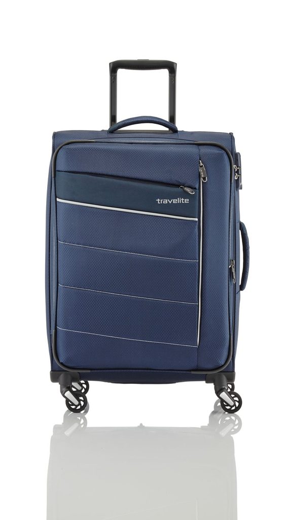 Obrázok Travelite Cestovní kufr Kite 4w M Navy 89948-20 67/77 l